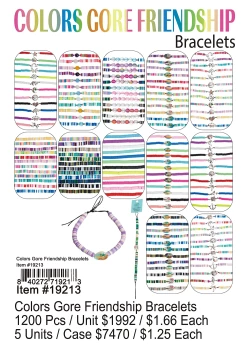 Colors Gore Friendship Bracelets 1200 Pcs.